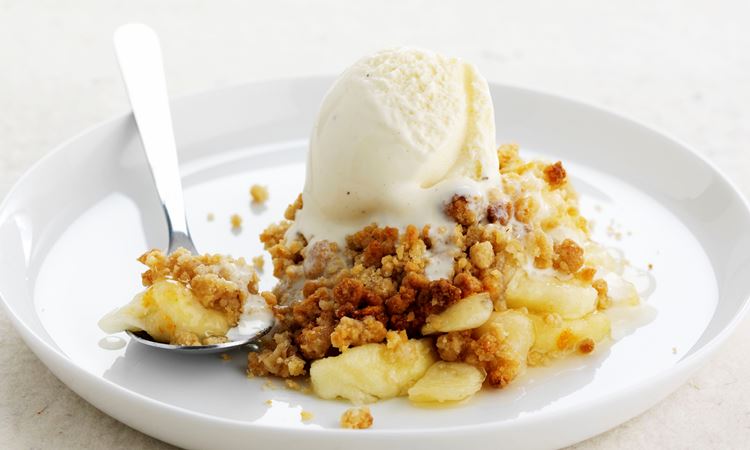 Apple Crisp Ice Cream – Barefeet in the Kitchen